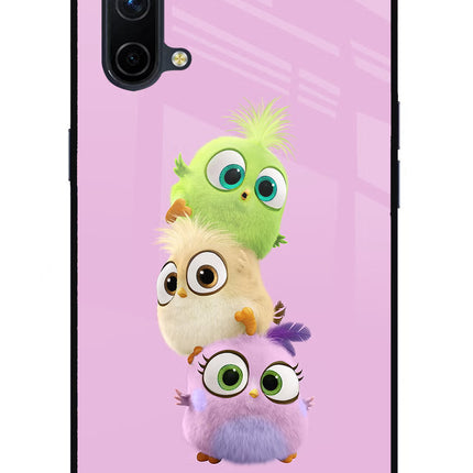 Cute Little Birds Oneplus Nord CE 5G Glass Case