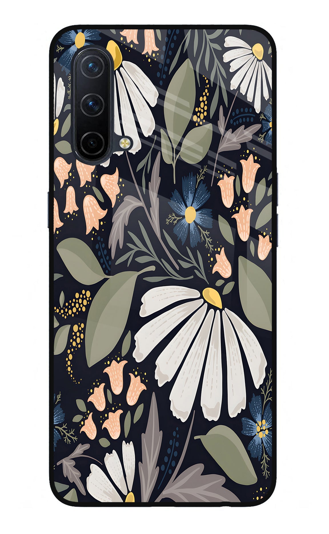 Flowers Art Oneplus Nord CE 5G Glass Case