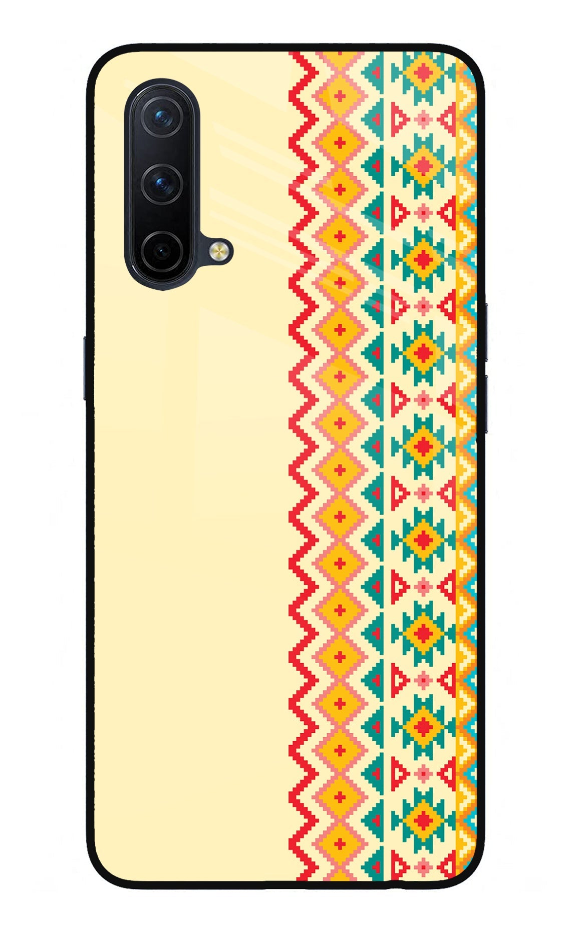 Ethnic Seamless Oneplus Nord CE 5G Glass Case