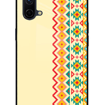 Ethnic Seamless Oneplus Nord CE 5G Glass Case