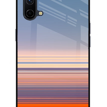 Morning Colors Oneplus Nord CE 5G Glass Case Back Cover by Casekaro