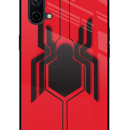 Spider Oneplus Nord CE 5G Glass Case Back Cover by Casekaro