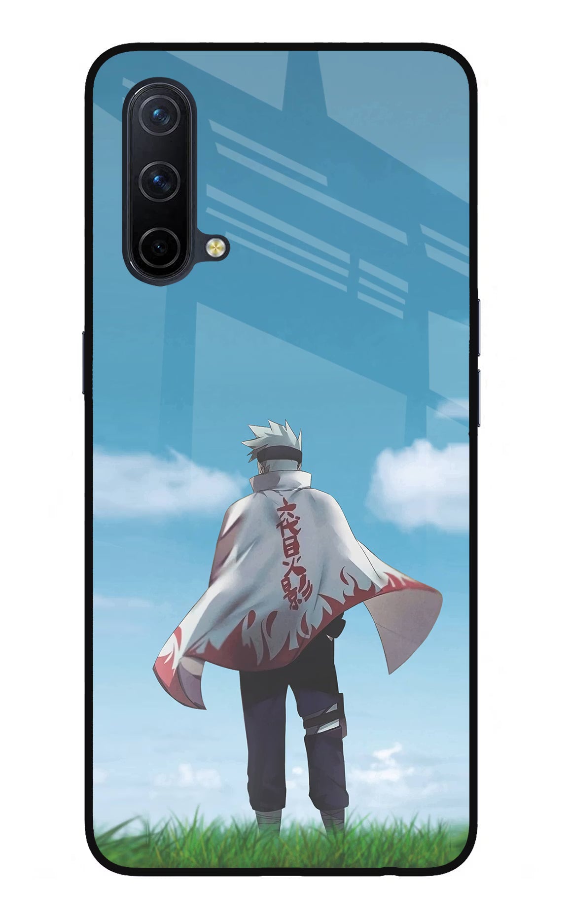 Kakashi Oneplus Nord CE 5G Glass Case Back Cover by Casekaro