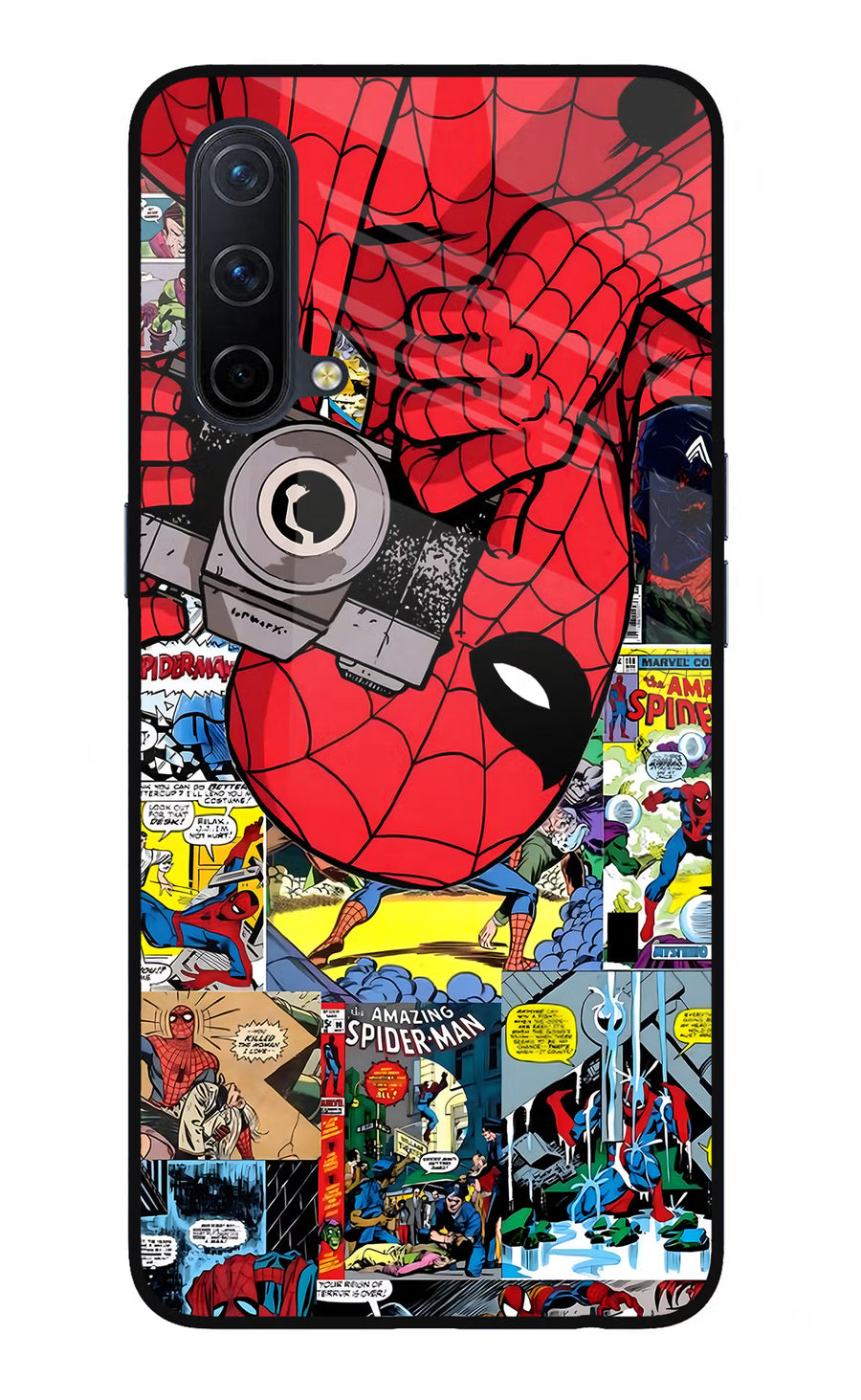 Spider Man Oneplus Nord CE 5G Back Cover, Glass case