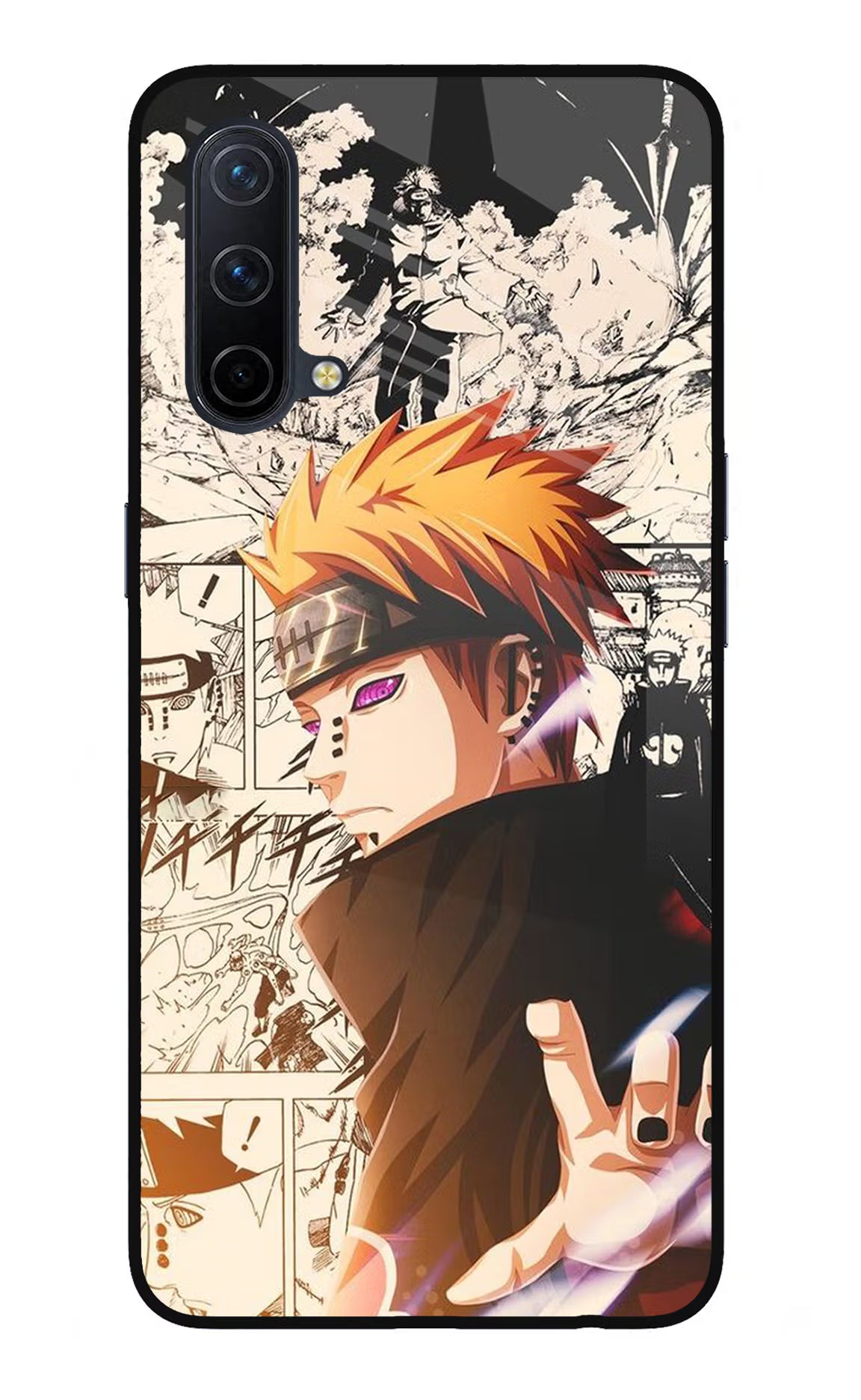 Pain Anime Oneplus Nord CE 5G Glass Case Back Cover by Casekaro