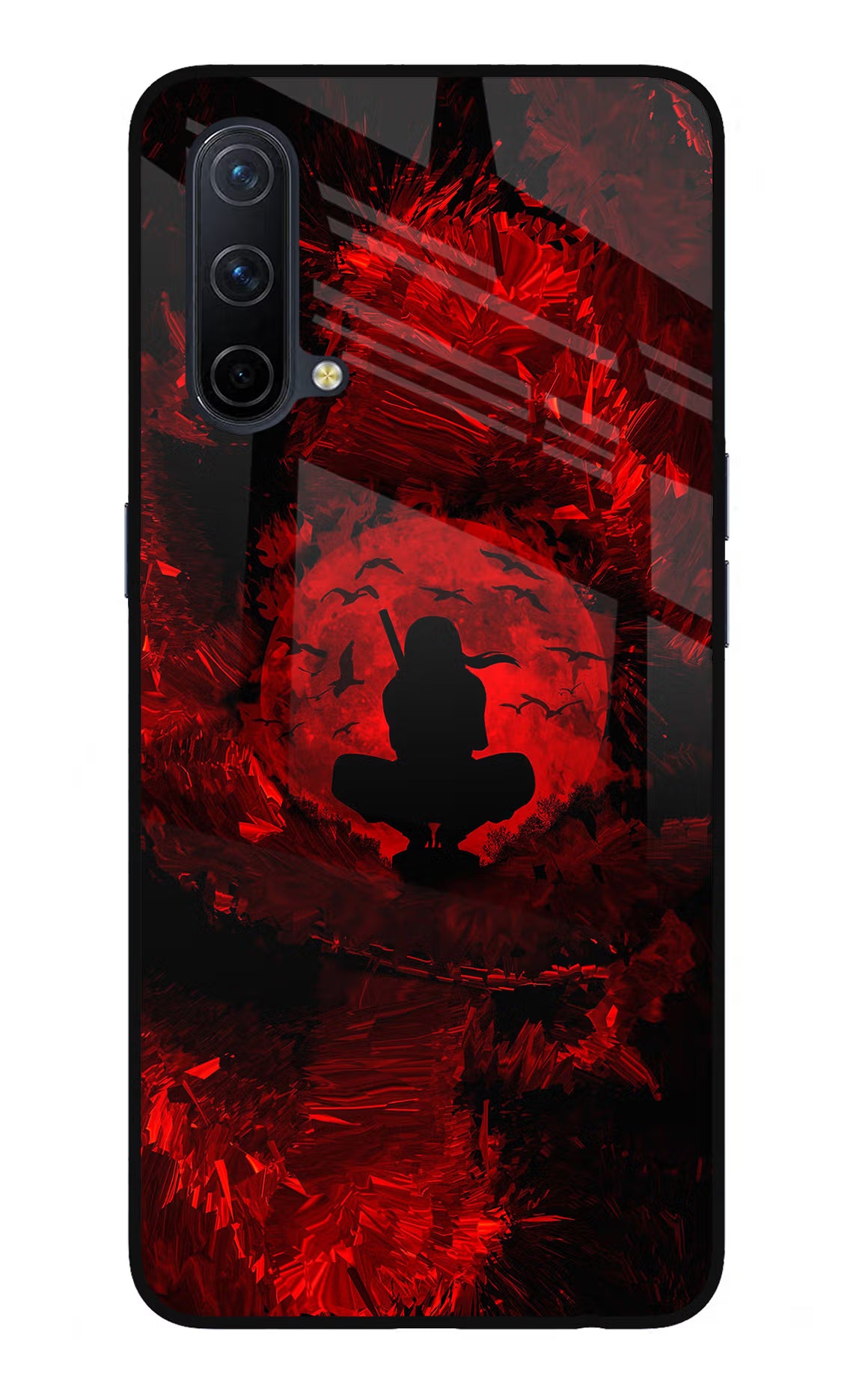 Itachi Uchiha Oneplus Nord CE 5G Glass Case Back Cover by Casekaro