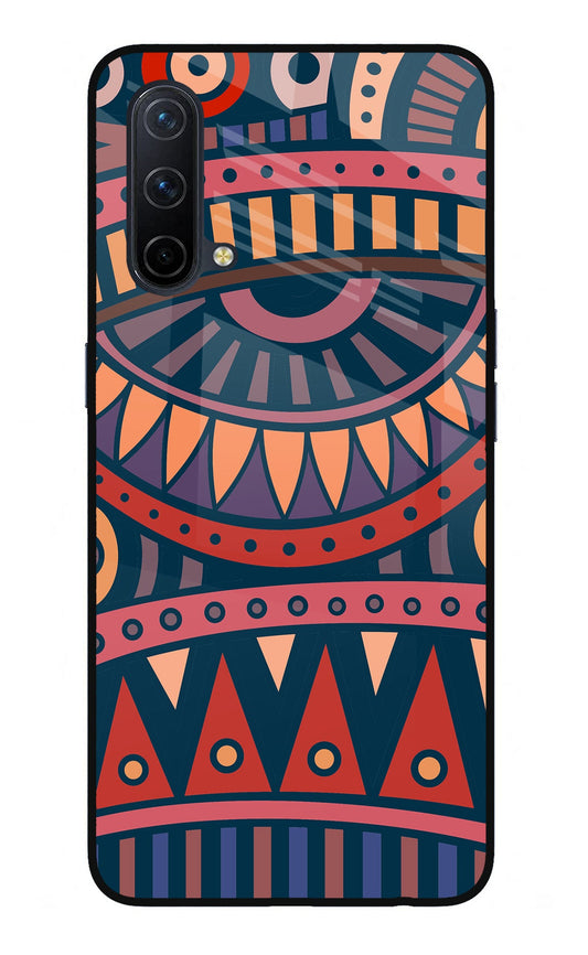 African Culture Design Oneplus Nord CE 5G Glass Case