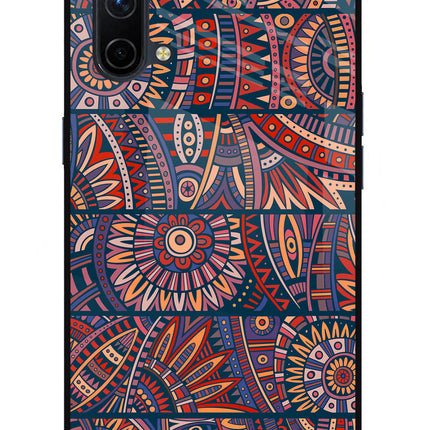 African Culture Design Oneplus Nord CE 5G Glass Case Back Cover by Casekaro