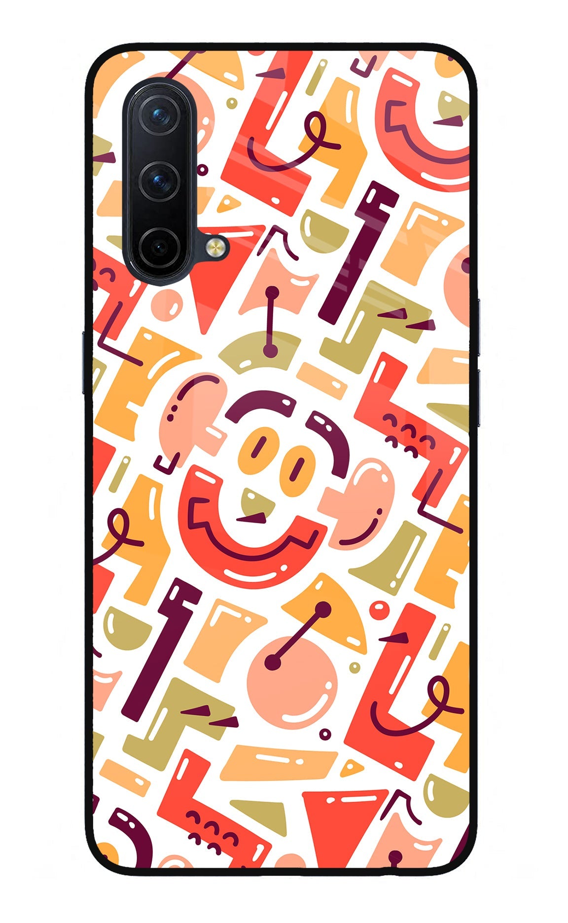 Doodle Pattern Oneplus Nord CE 5G Back Cover