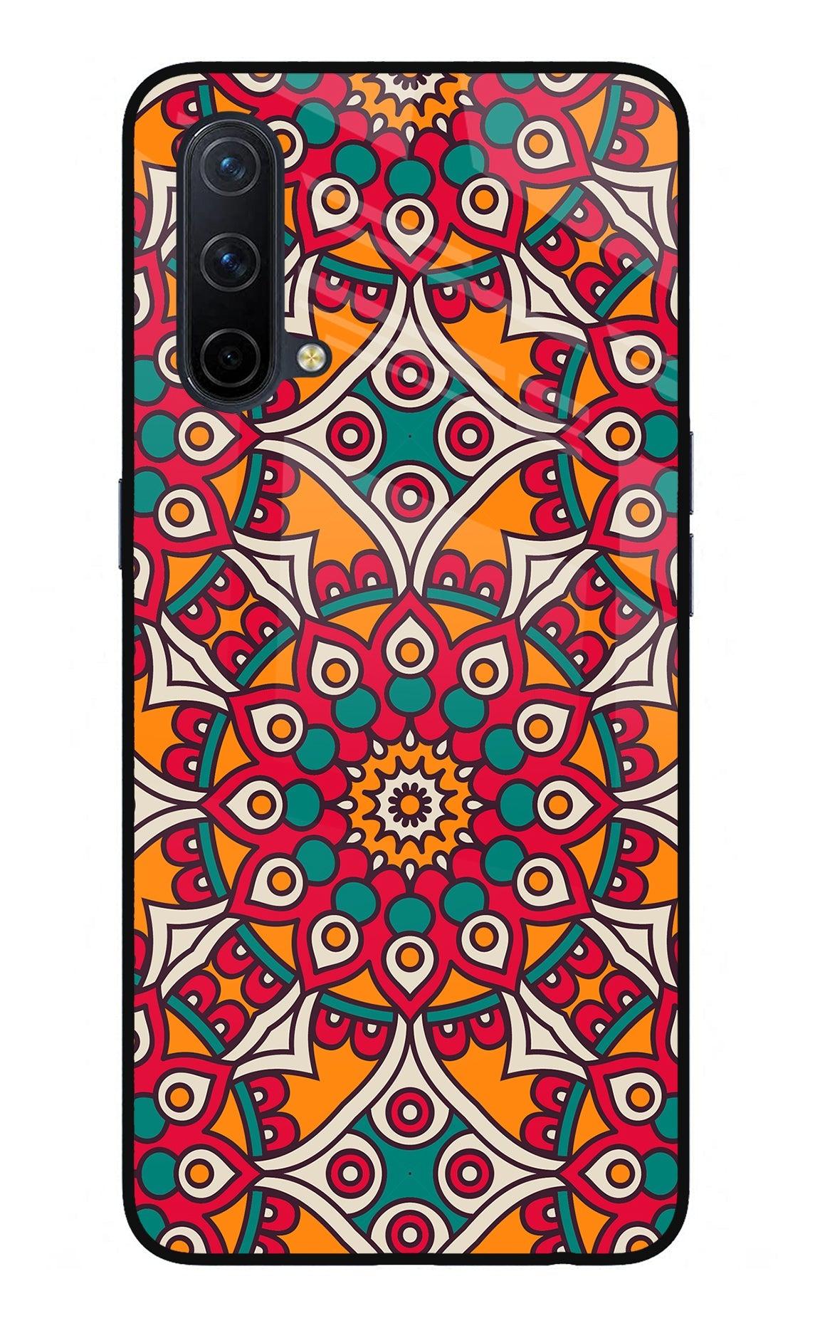 Mandala Art Oneplus Nord CE 5G Glass Case