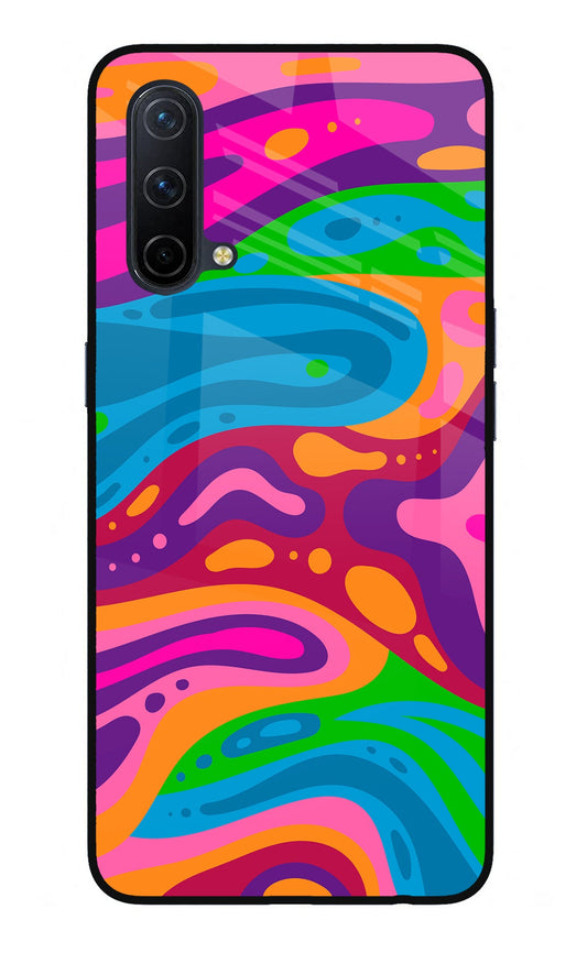 Trippy Pattern Oneplus Nord CE 5G Glass Case