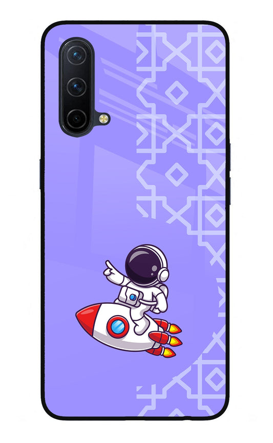 Cute Astronaut Oneplus Nord CE 5G Glass Case
