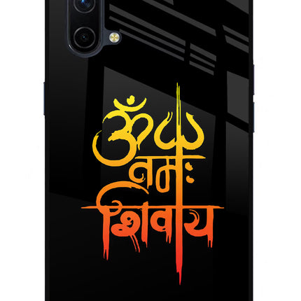 Om Namah Shivay Oneplus Nord CE 5G Glass Case Back Cover by Casekaro