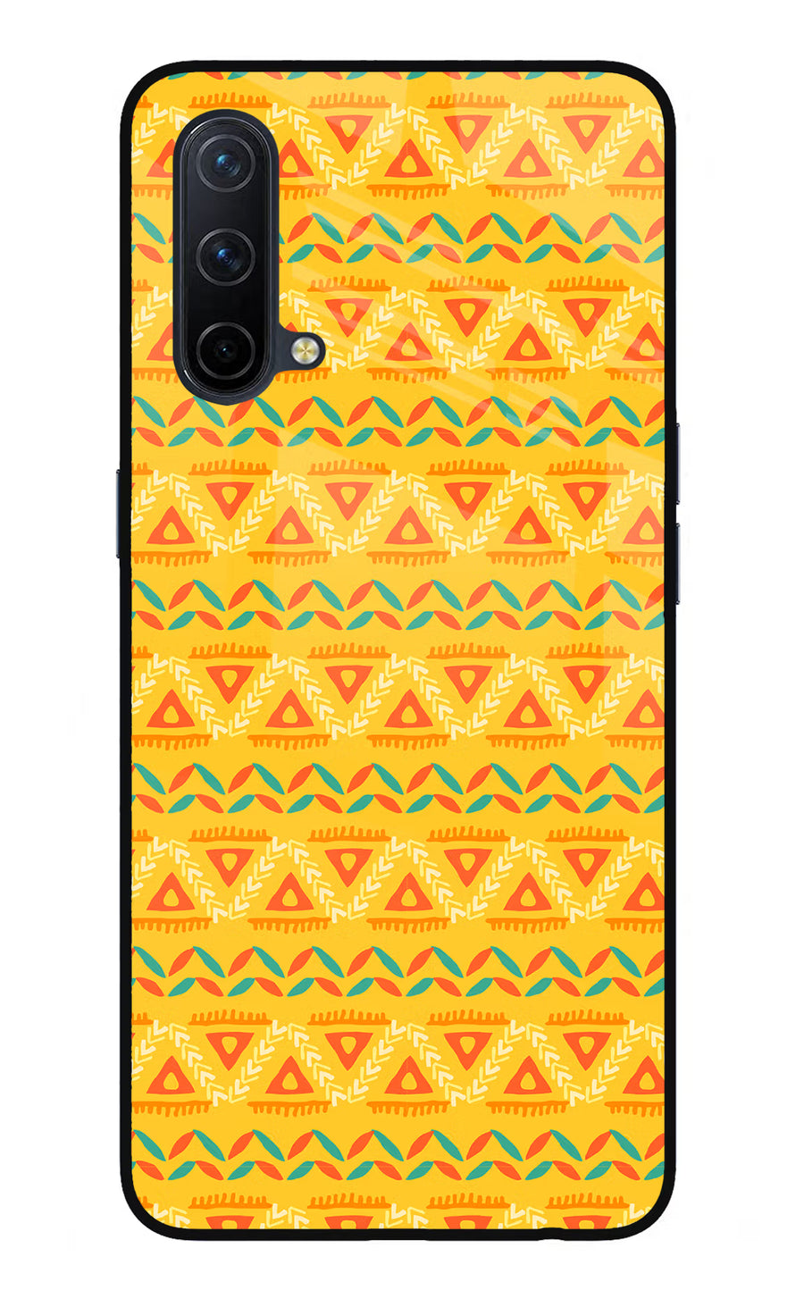 Tribal Pattern Oneplus Nord CE 5G Back Cover, Glass case
