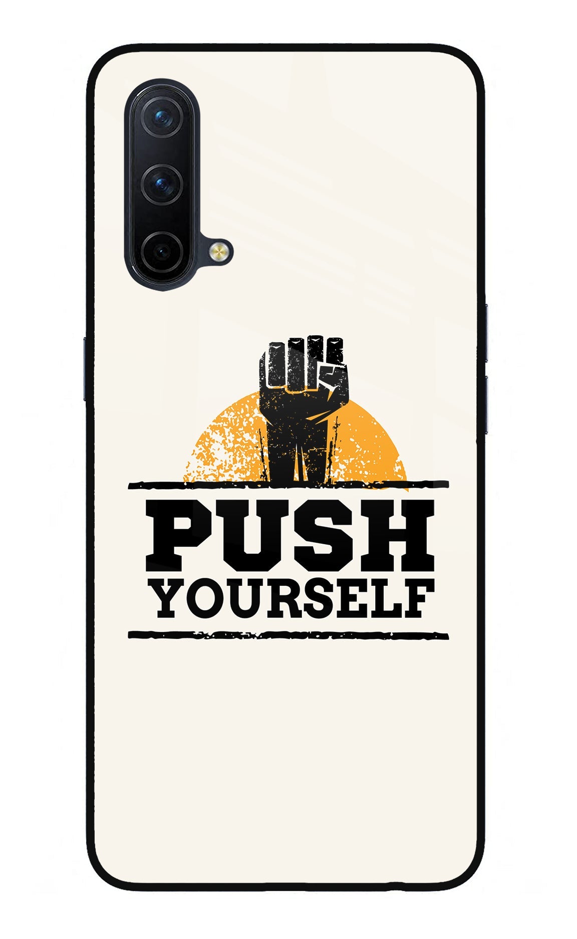 Push Yourself Oneplus Nord CE 5G Glass Case