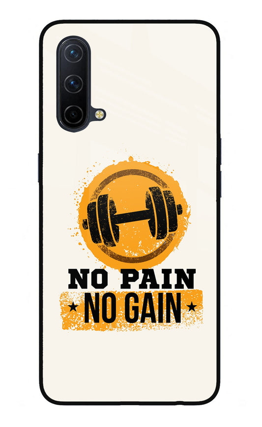 No Pain No Gain Oneplus Nord CE 5G Glass Case