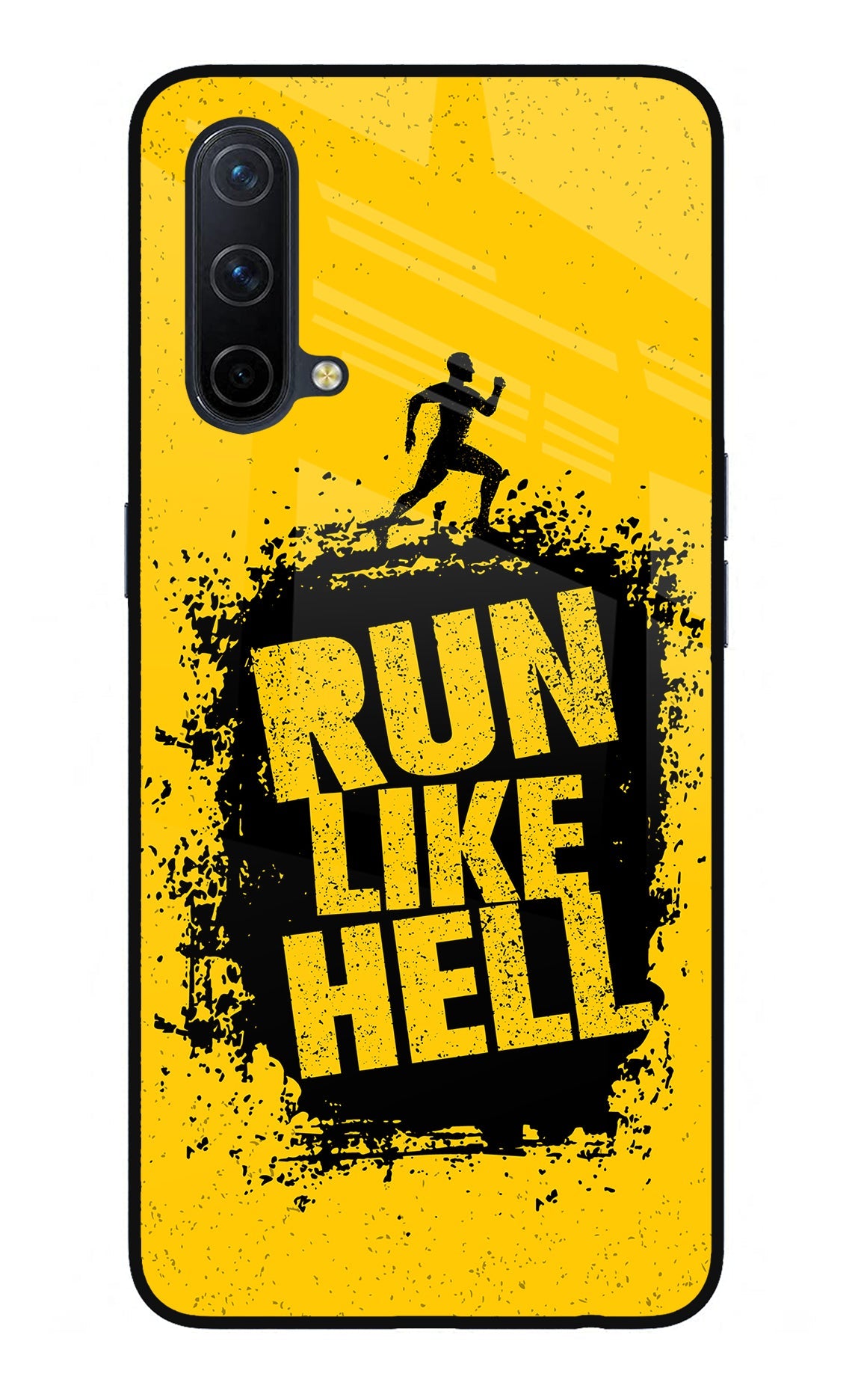 Run Like Hell Oneplus Nord CE 5G Glass Case