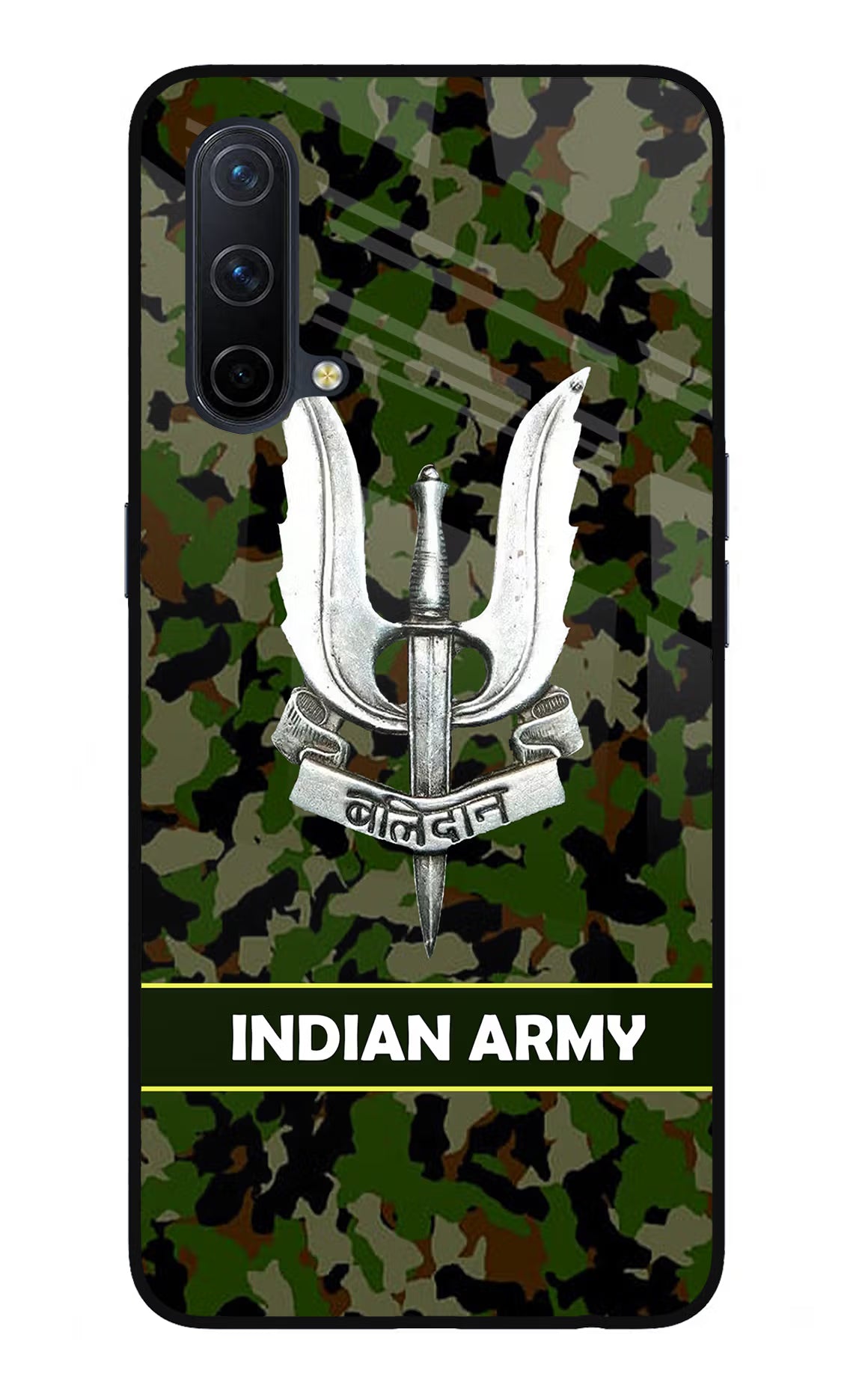 Balidan Indian Logo Oneplus Nord CE 5G Glass Case Back Cover by Casekaro