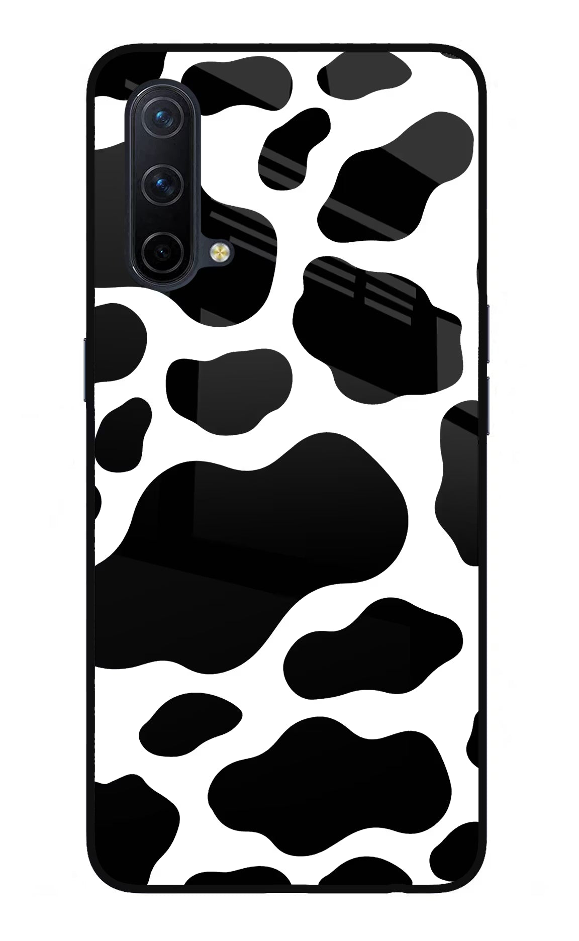 Cow Spots Oneplus Nord CE 5G Glass Case Back Cover by Casekaro