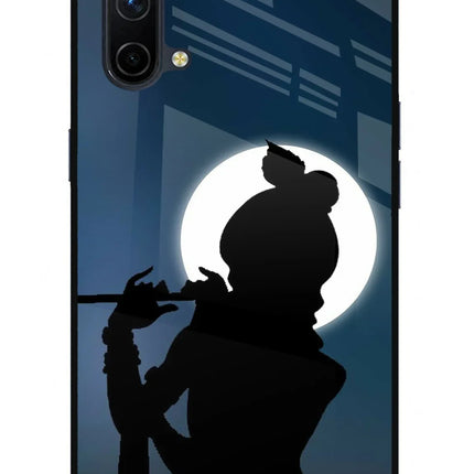 Shri Krishna Silhouette Oneplus Nord CE 5G Glass Case