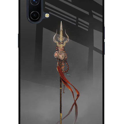 Shiv Trishul Oneplus Nord CE 5G Glass Case Back Cover by Casekaro
