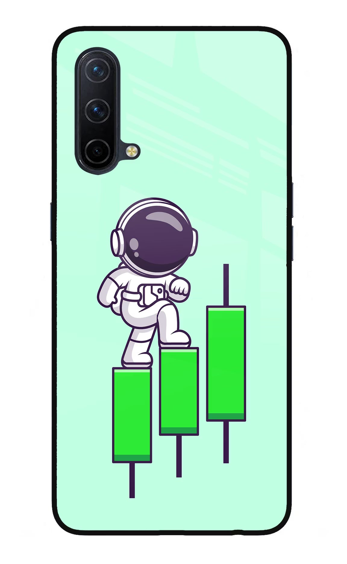 Astronaut Trader Oneplus Nord CE 5G Glass Case
