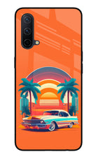 Palm Drive 80s Oneplus Nord CE 5G Glass Case