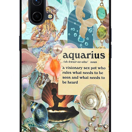 Aquarius Zodiac Oneplus Nord CE 5G Glass Case