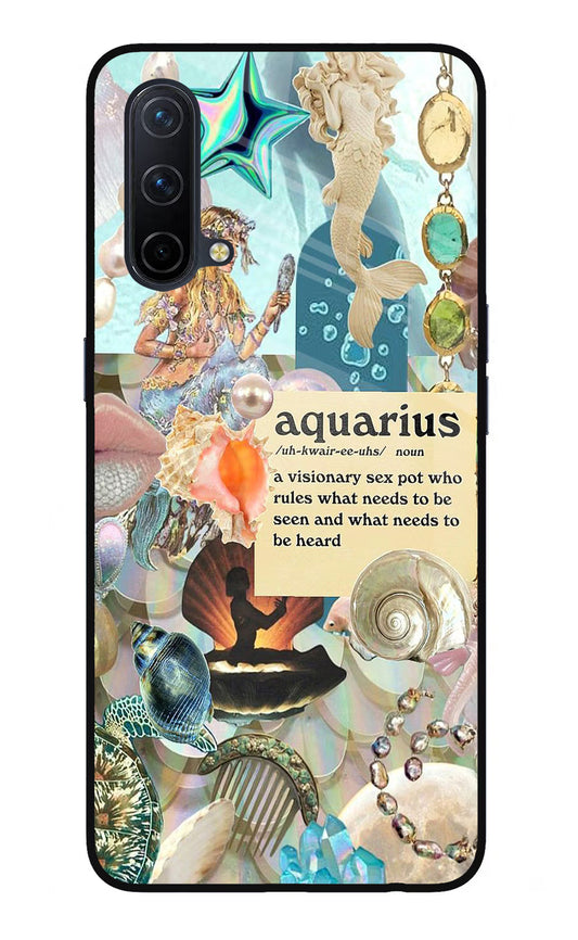 Aquarius Zodiac Oneplus Nord CE 5G Glass Case