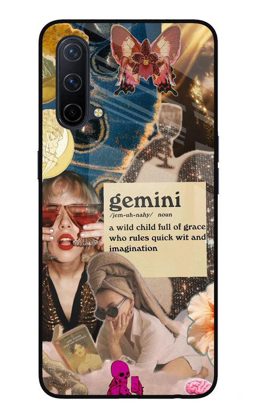Gemini Zodiac Oneplus Nord CE 5G Glass Case