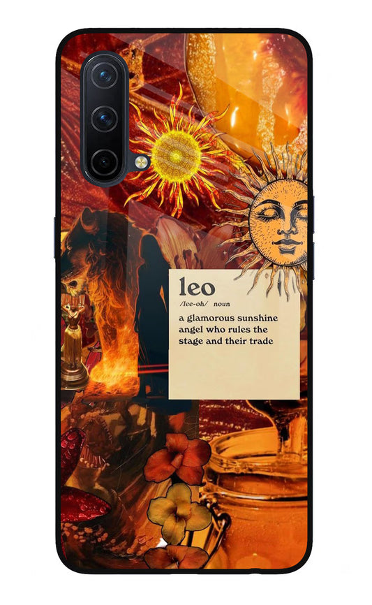 Leo Zodiac Oneplus Nord CE 5G Glass Case