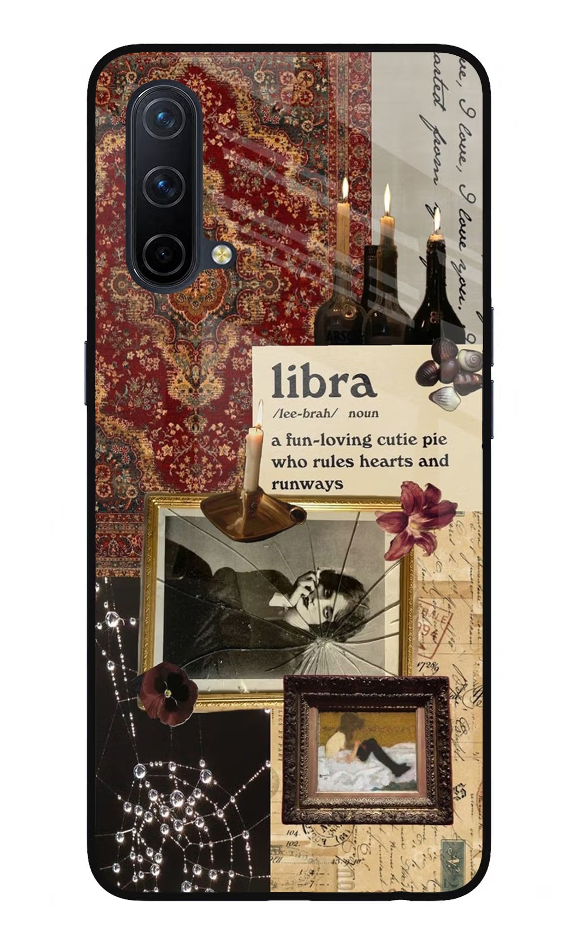 Libra Zodiac Oneplus Nord CE 5G Glass Case Back Cover by Casekaro