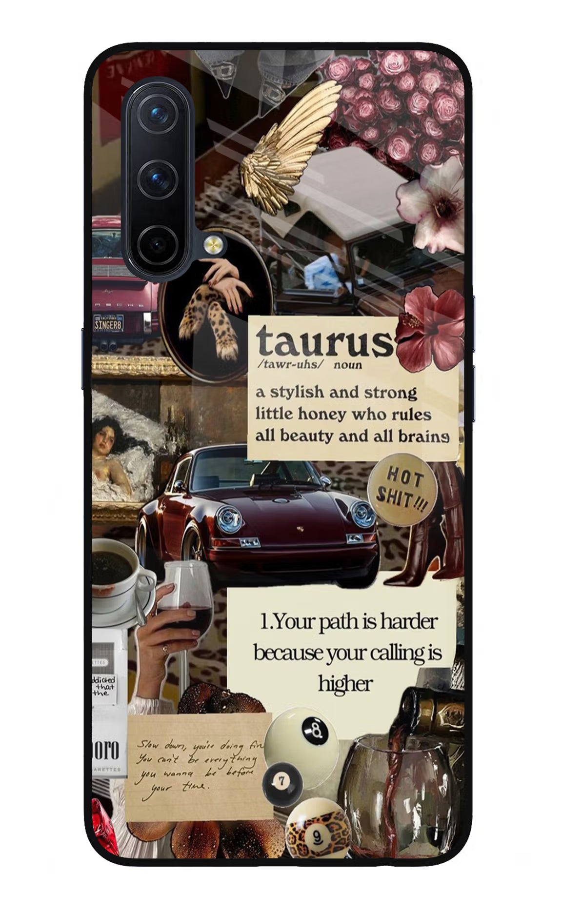 Taurus Zodiac Oneplus Nord CE 5G Glass Case