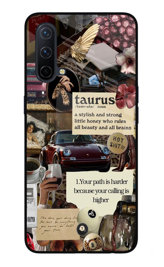 Taurus Zodiac Oneplus Nord CE 5G Glass Case