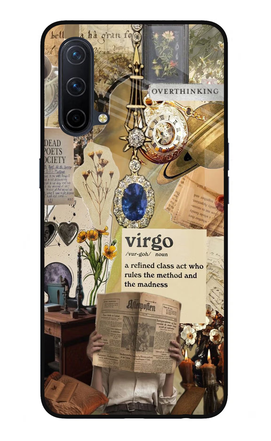 Virgo Zodiac Oneplus Nord CE 5G Glass Case