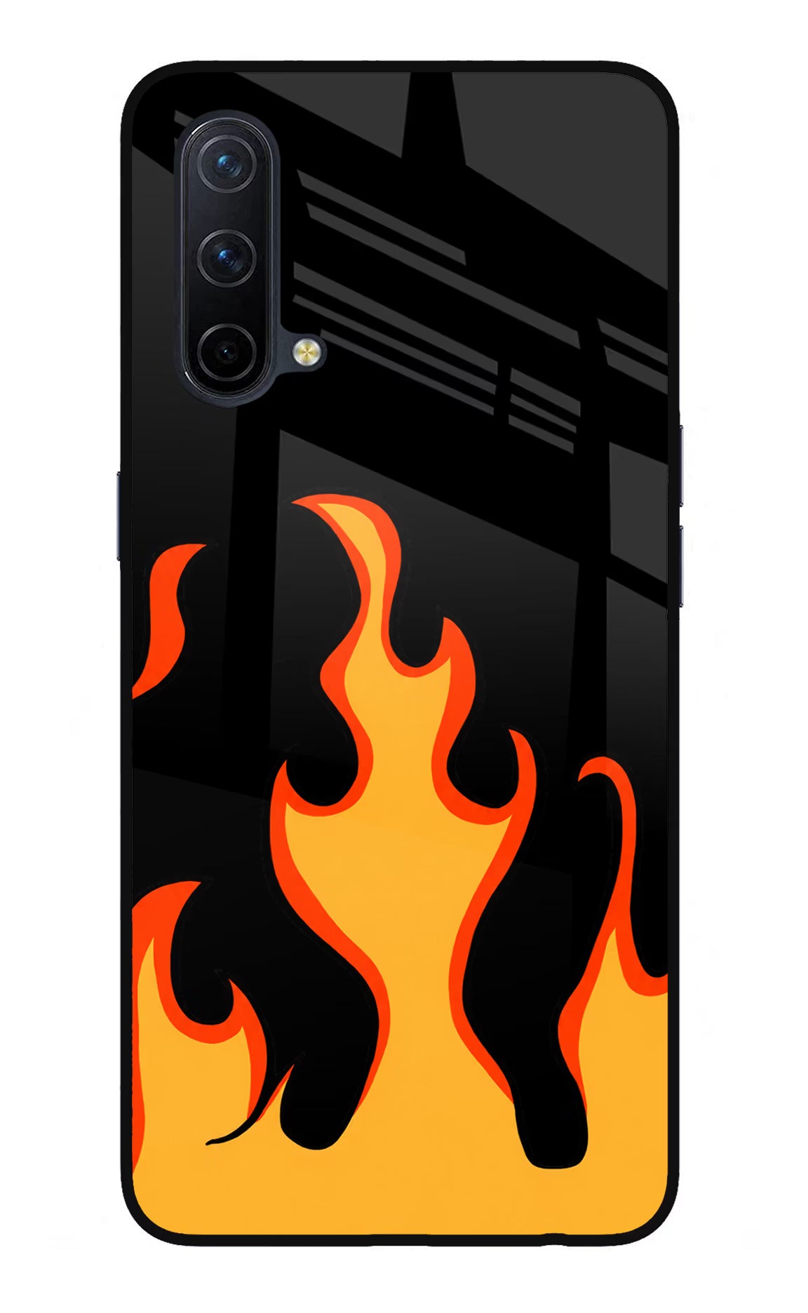 Fired Up – Black Oneplus Nord CE 5G Glass Case