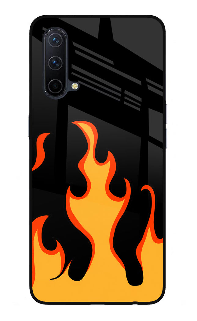 Fired Up – Black Oneplus Nord CE 5G Glass Case