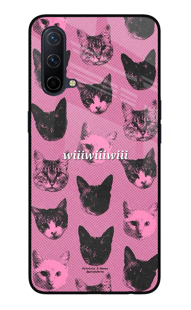 Pink Cats Oneplus Nord CE 5G Glass Case