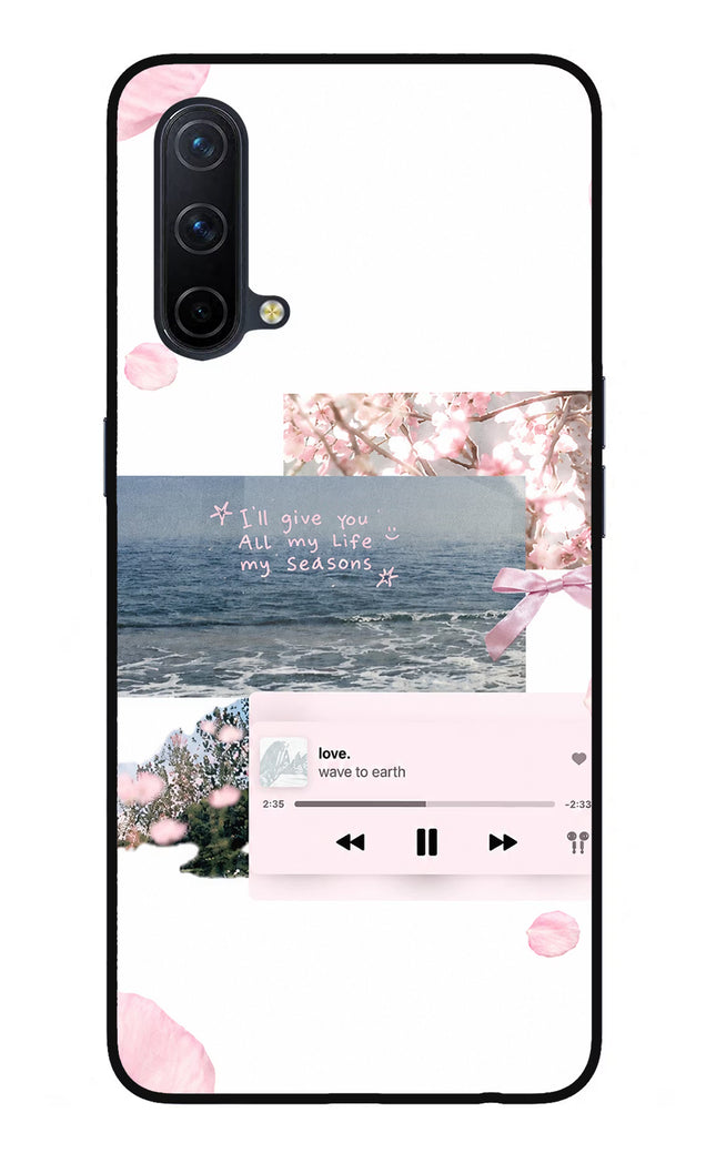Wave to earth Oneplus Nord CE 5G Glass Case