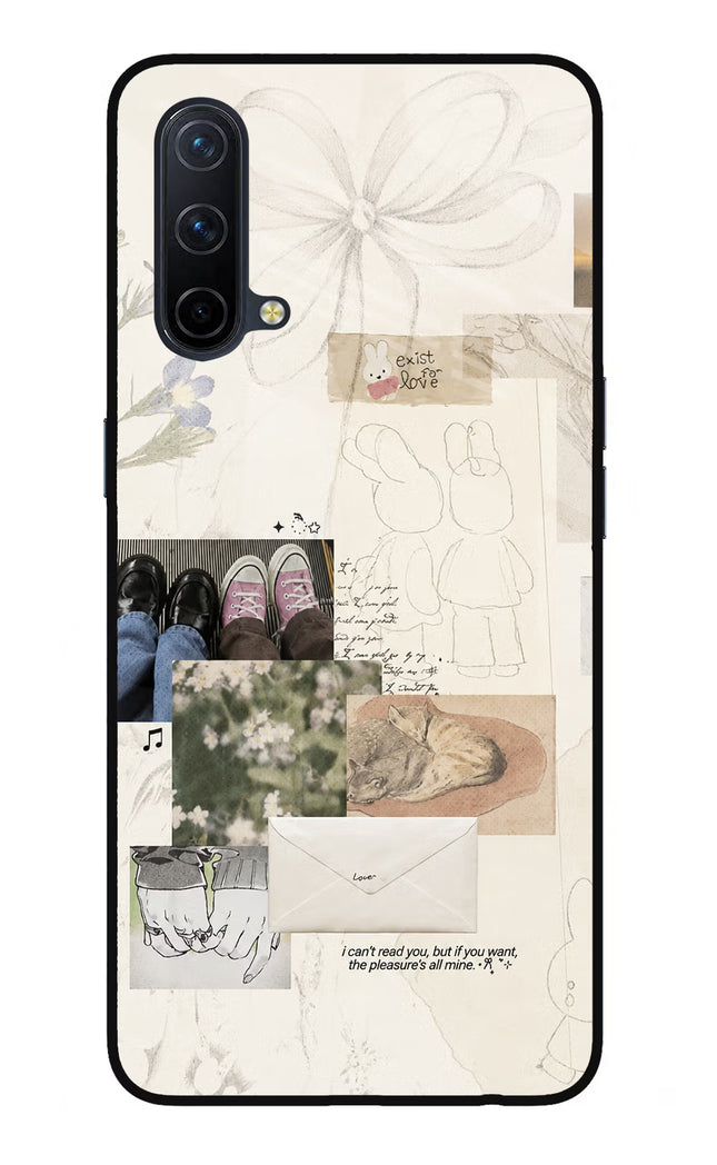 Soft Aesthetic Oneplus Nord CE 5G Glass Case