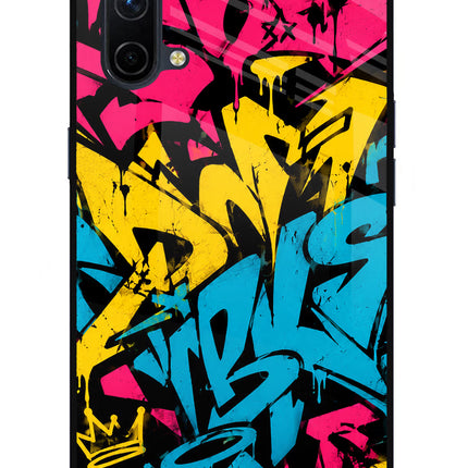 Graffiti Vibe Oneplus Nord CE 5G Glass Case