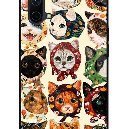 Cool Cat Oneplus Nord CE 5G Glass Case