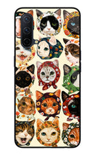 Cool Cat Oneplus Nord CE 5G Glass Case
