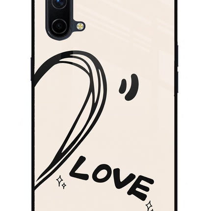 Soul Line Oneplus Nord CE 5G Glass Case Back Cover by Casekaro