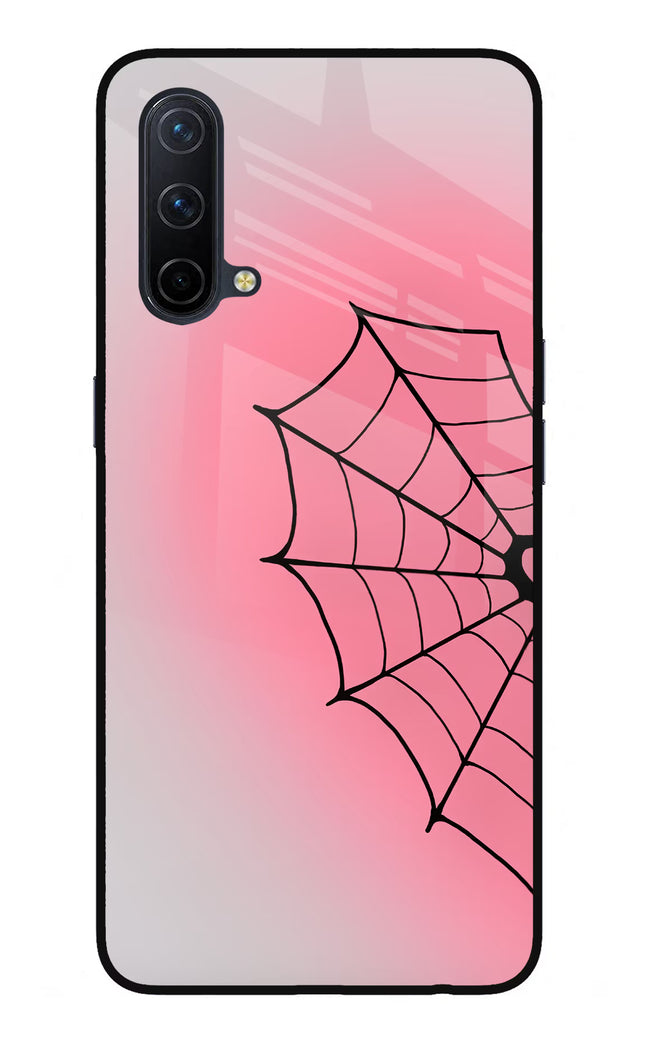 Pink Web Oneplus Nord CE 5G Glass Case