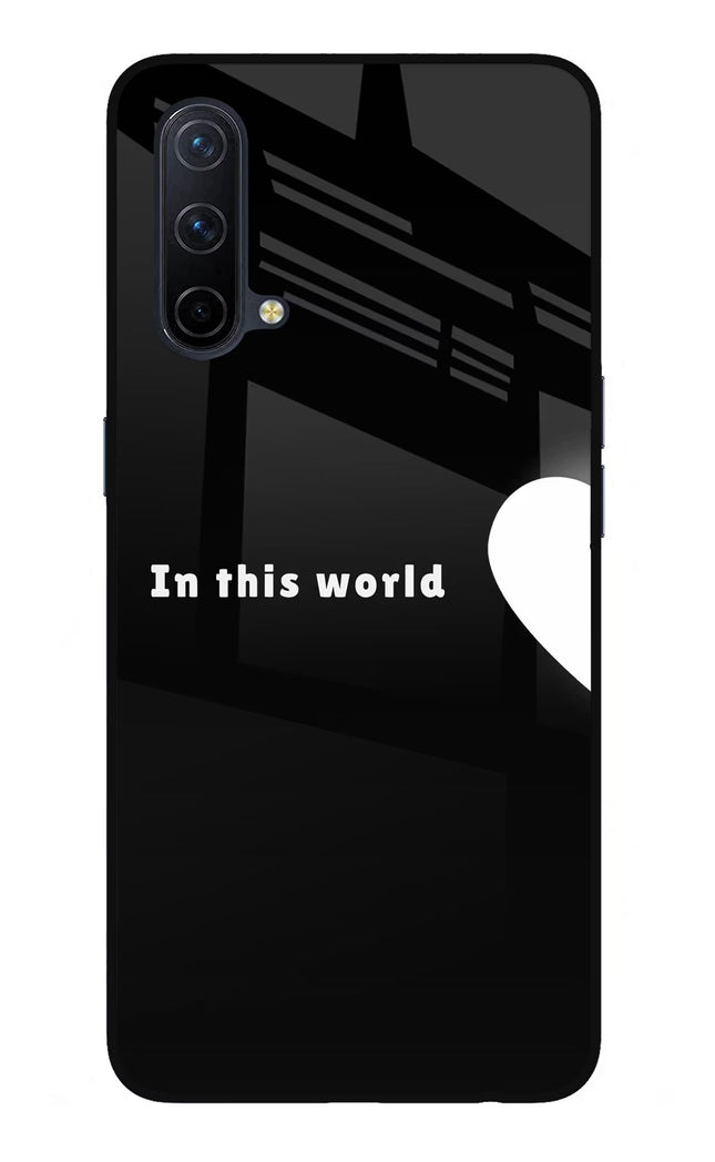 This World Oneplus Nord CE 5G Glass Case