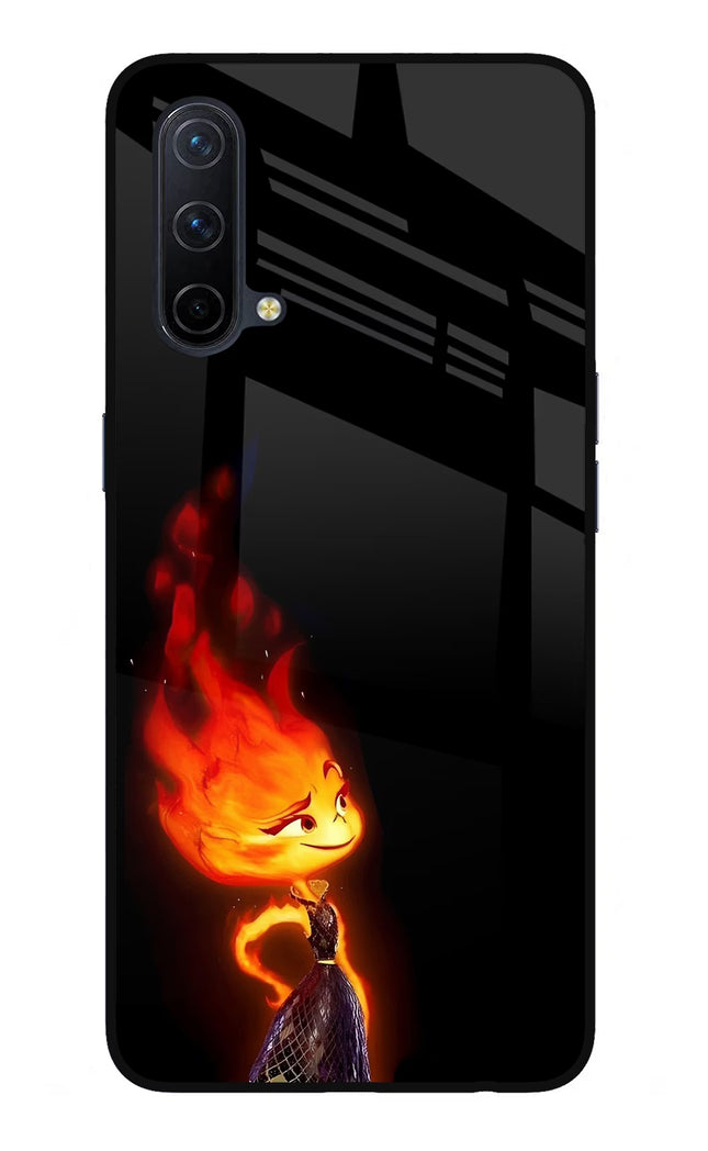Ember Flame Oneplus Nord CE 5G Glass Case