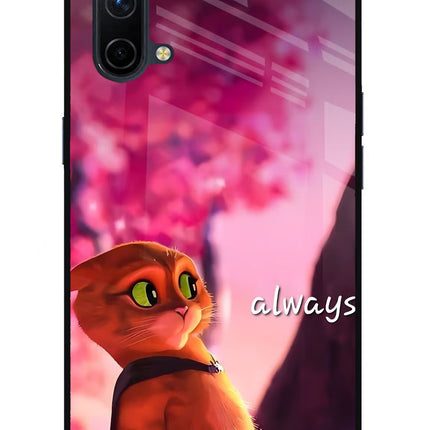Always Cat Oneplus Nord CE 5G Glass Case