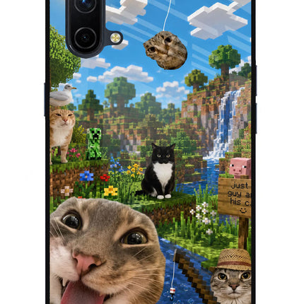 Minecraft Cat Chaos Oneplus Nord CE 5G Glass Case