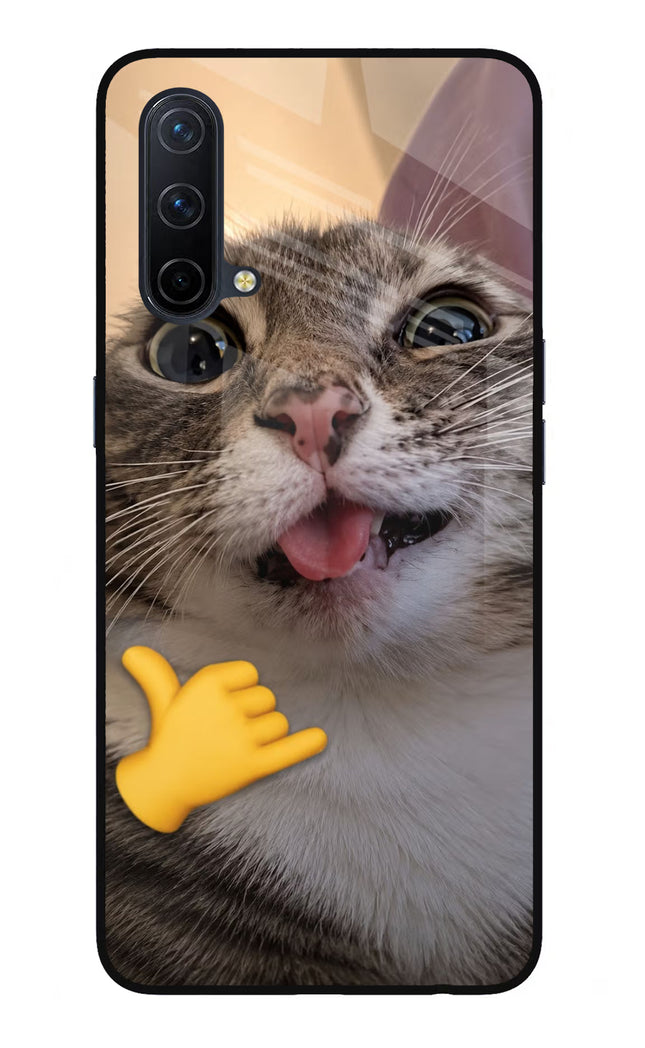 Silly Cat Call Oneplus Nord CE 5G Glass Case